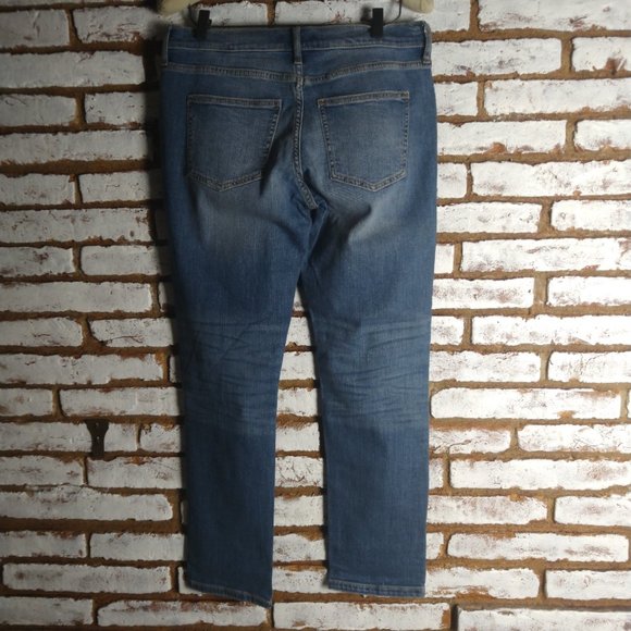 NWT Banana Republic Denim Girlfriend Jean Distress - Picture 12 of 13